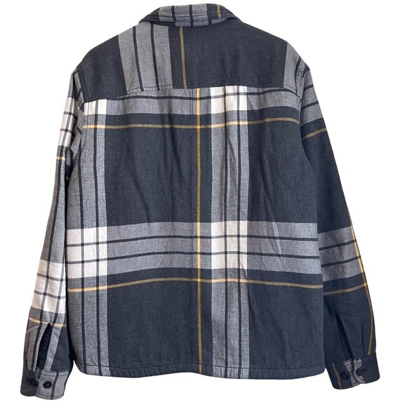 The North Face Men Plaid Sherpa Lined Flannel Shirt Jacket Size M Rugged Outdoor - Picture 3 of 12